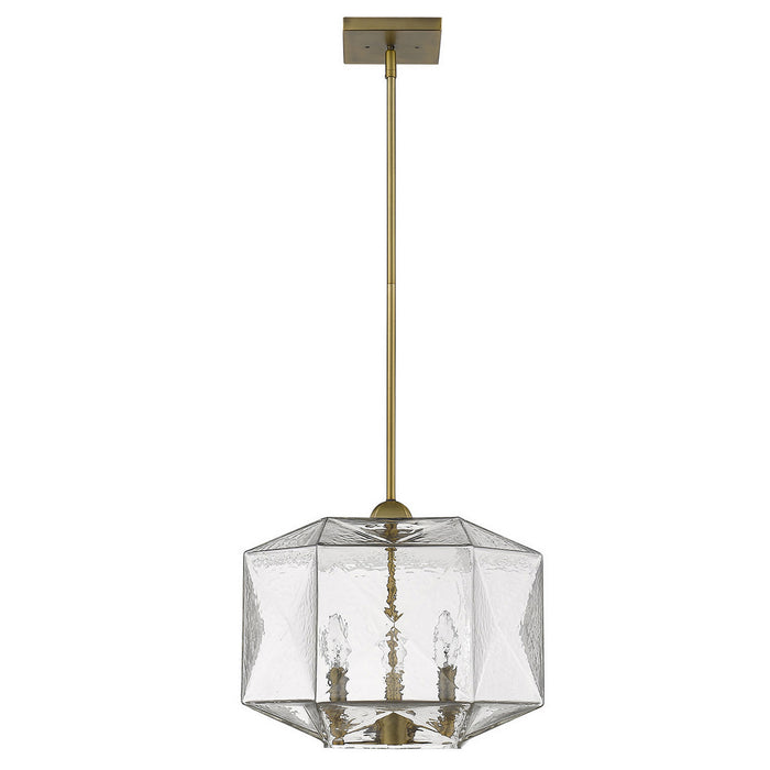 Acclaim Lighting IN21212BR Three Light Pendant, Brass