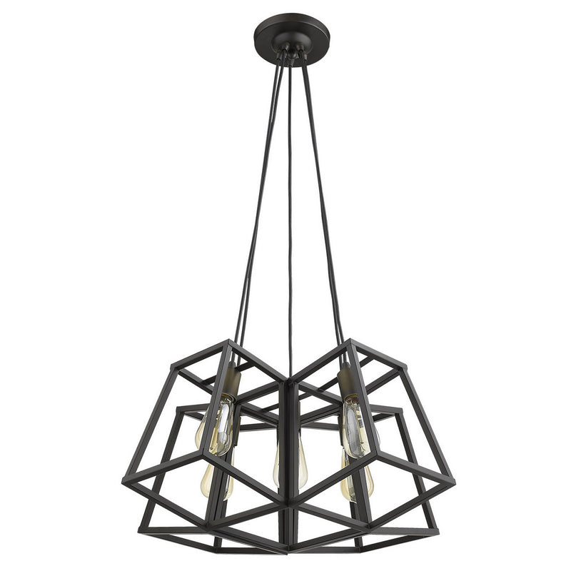 Acclaim Lighting IN31383ORB Five Light Chandelier, Oil-Rubbed Bronze
