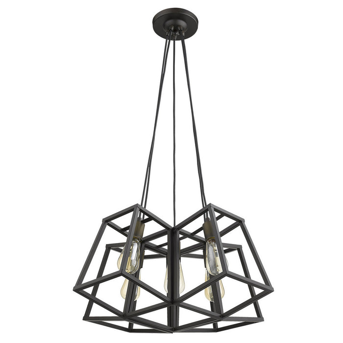 Acclaim Lighting IN31383ORB Five Light Chandelier, Oil-Rubbed Bronze