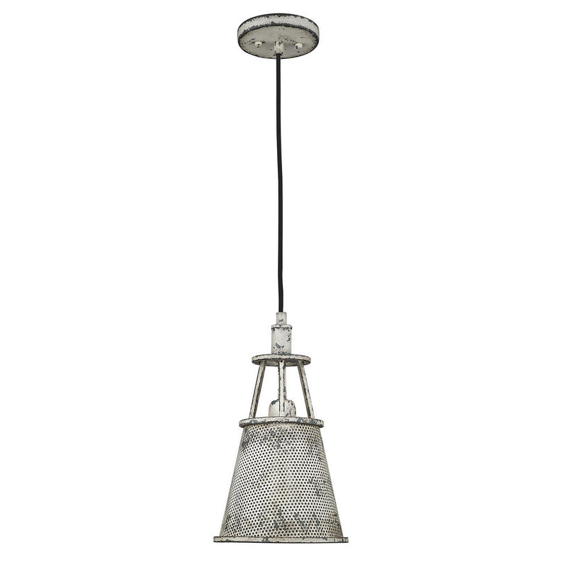 Acclaim Lighting IN31512AI One Light Pendant, Aged Ivory