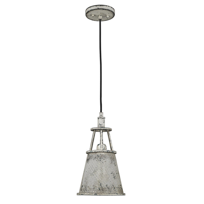 Acclaim Lighting IN31512AI One Light Pendant, Aged Ivory