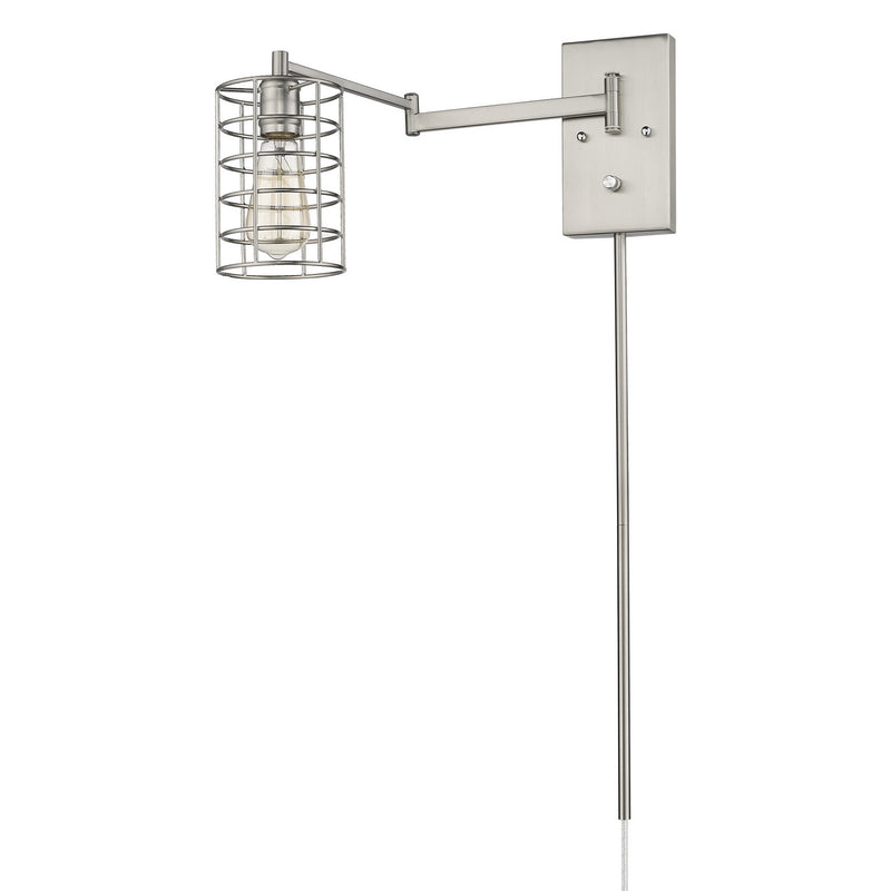 Acclaim Lighting IN41030SN One Light Wall Sconce, Satin Nickel