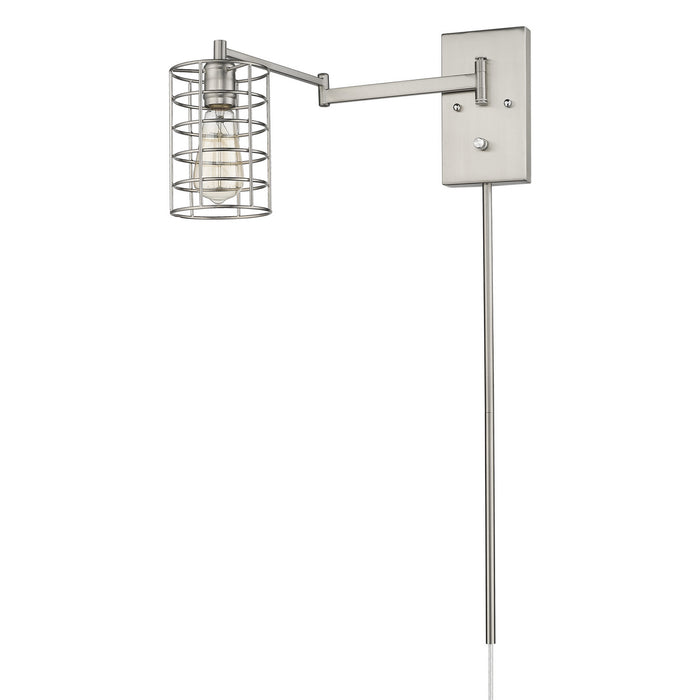 Acclaim Lighting IN41030SN One Light Wall Sconce, Satin Nickel