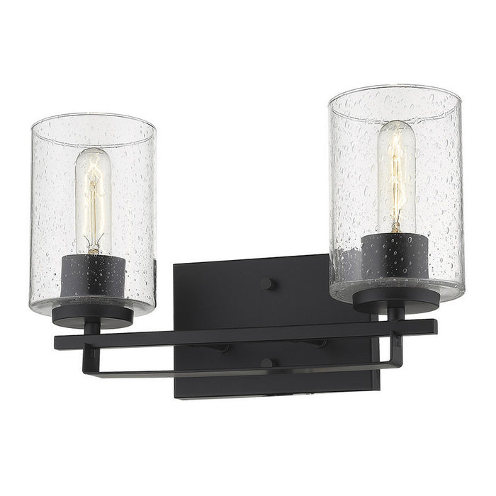 Acclaim Lighting IN41101BK Two Light Wall Sconce, Matte Black