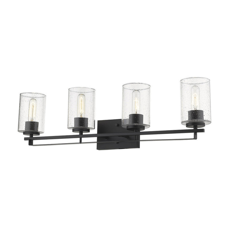 Acclaim Lighting IN41103BK Four Light Wall Sconce, Matte Black