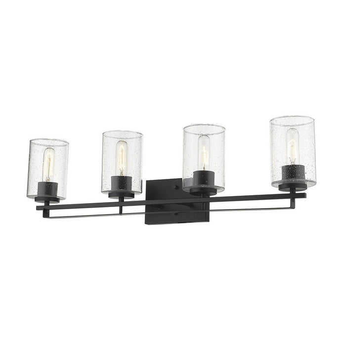 Acclaim Lighting IN41103BK Four Light Wall Sconce, Matte Black
