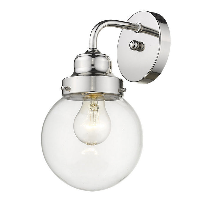 Acclaim Lighting IN41224PN One Light Wall Sconce, Polished Nickel