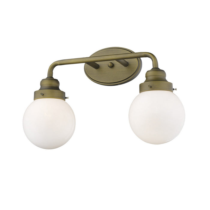 Acclaim Lighting IN41225RB Two Light Vanity, Raw Brass