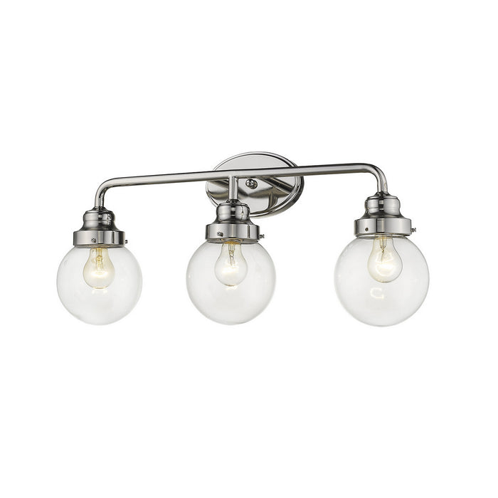 Acclaim Lighting IN41226PN Three Light Vanity, Polished Nickel