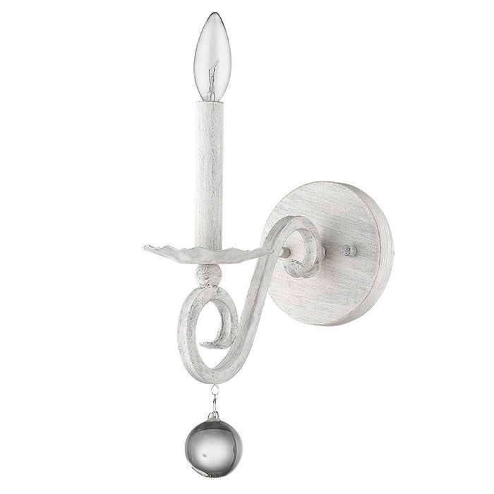 Acclaim Lighting IN41345CW One Light Wall Sconce, Country White