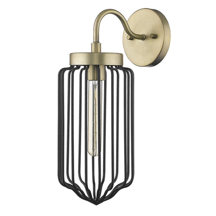 Acclaim Lighting IN41503AB One Light Wall Sconce, Aged Brass