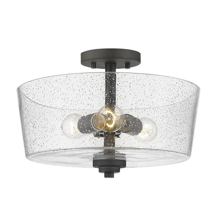 Acclaim Lighting IN61104ORB Three Light Semi-Flush Mount, Oil-Rubbed Bronze
