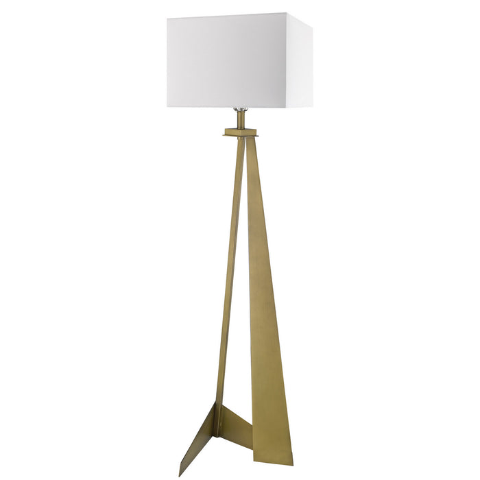 Acclaim Lighting TF70011AB One Light Floor Lamp, Aged Brass
