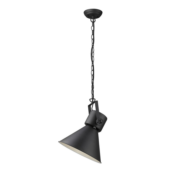 Acclaim Lighting TP10026BK One Light Pendant, Matte Black