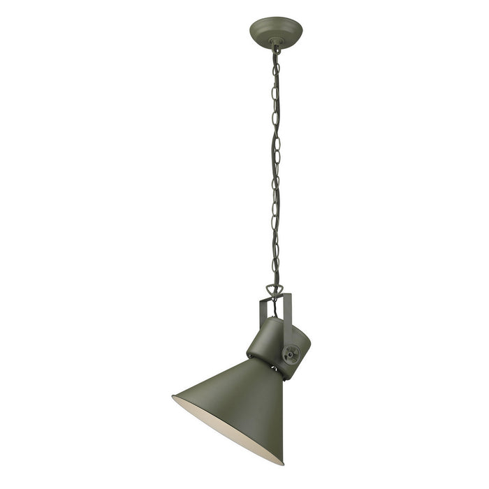 Acclaim Lighting TP10026GN One Light Pendant, Green