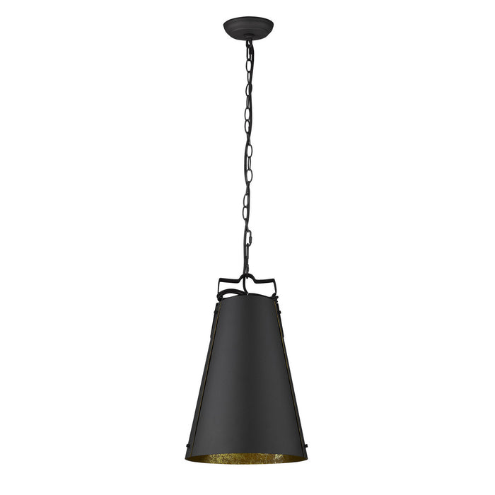 Acclaim Lighting TP10035BK One Light Pendant, Matte Black
