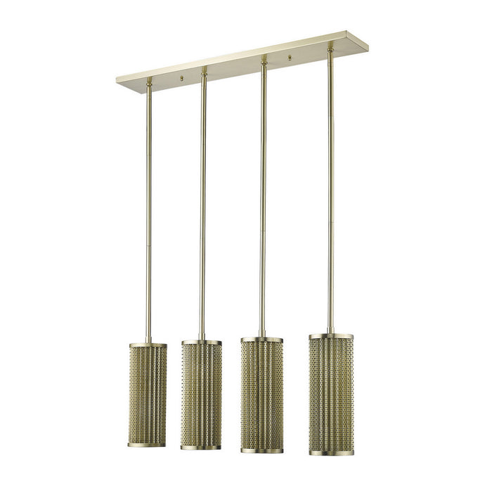 Acclaim Lighting TP20011GD Four Light Pendant, Gold