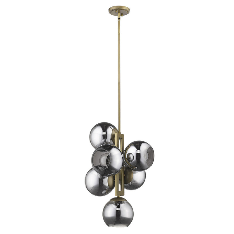 Acclaim Lighting TP20035AB Six Light Pendant, Aged Brass