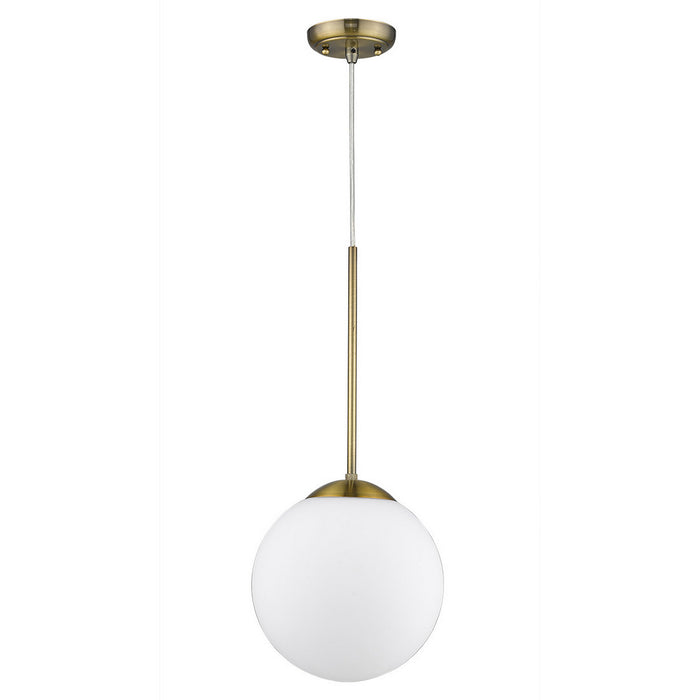 Acclaim Lighting TP30001ATB One Light Pendant, Antique Brass