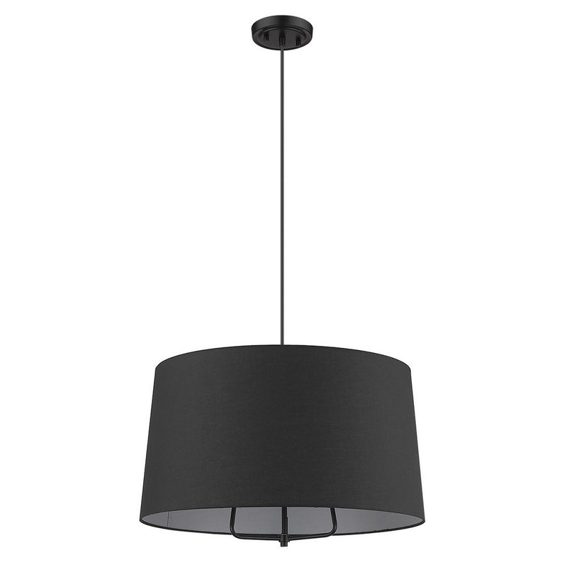 Acclaim Lighting TP30031BK Three Light Pendant, Matte Black