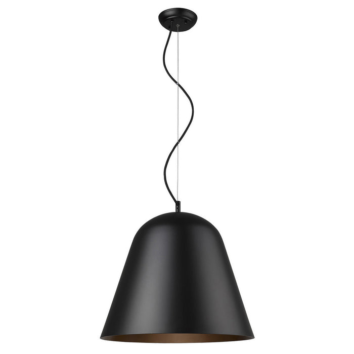Acclaim Lighting TP30075BK One Light Pendant, Matte Black
