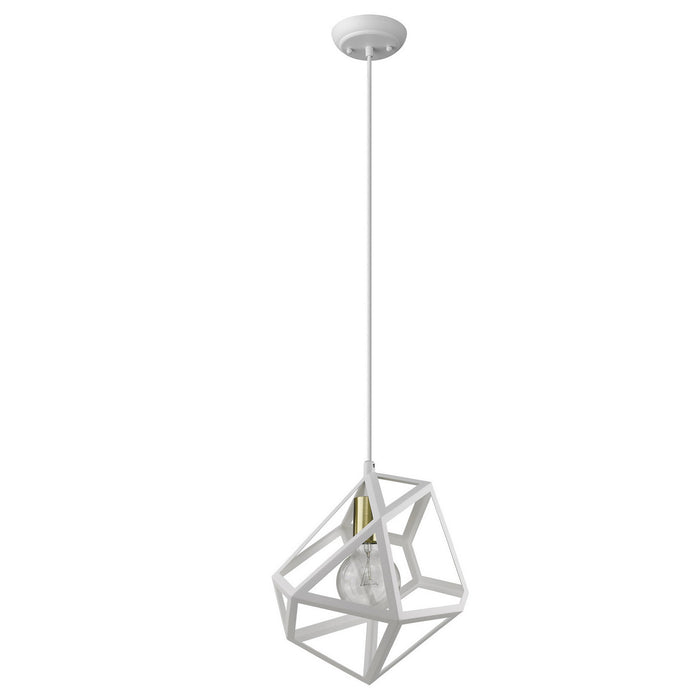 Acclaim Lighting TP30080WH One Light Pendant, White
