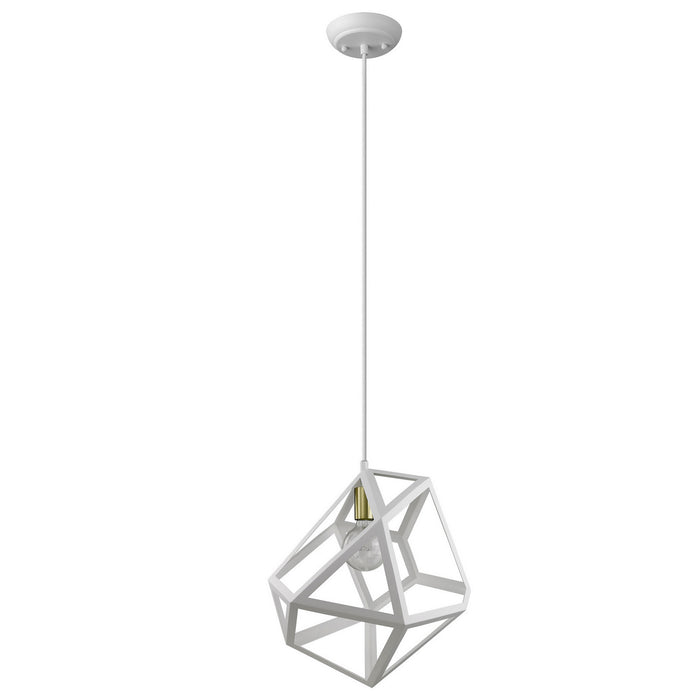 Acclaim Lighting TP30081WH One Light Pendant, White