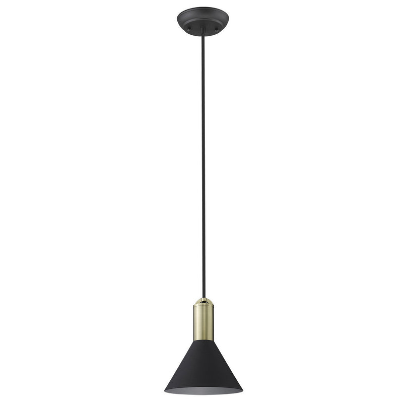 Acclaim Lighting TP30101BK One Light Pendant, Matte Black