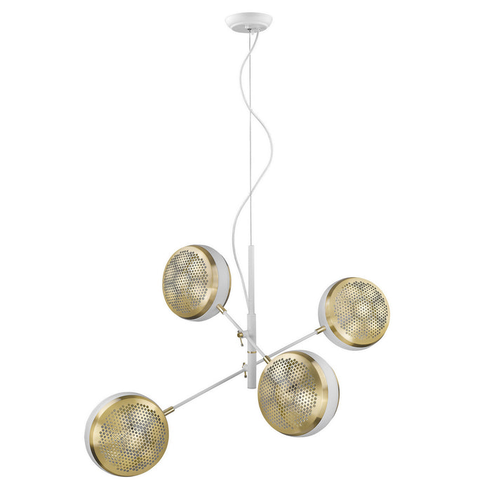 Acclaim Lighting TP30122WH Four Light Pendant, White