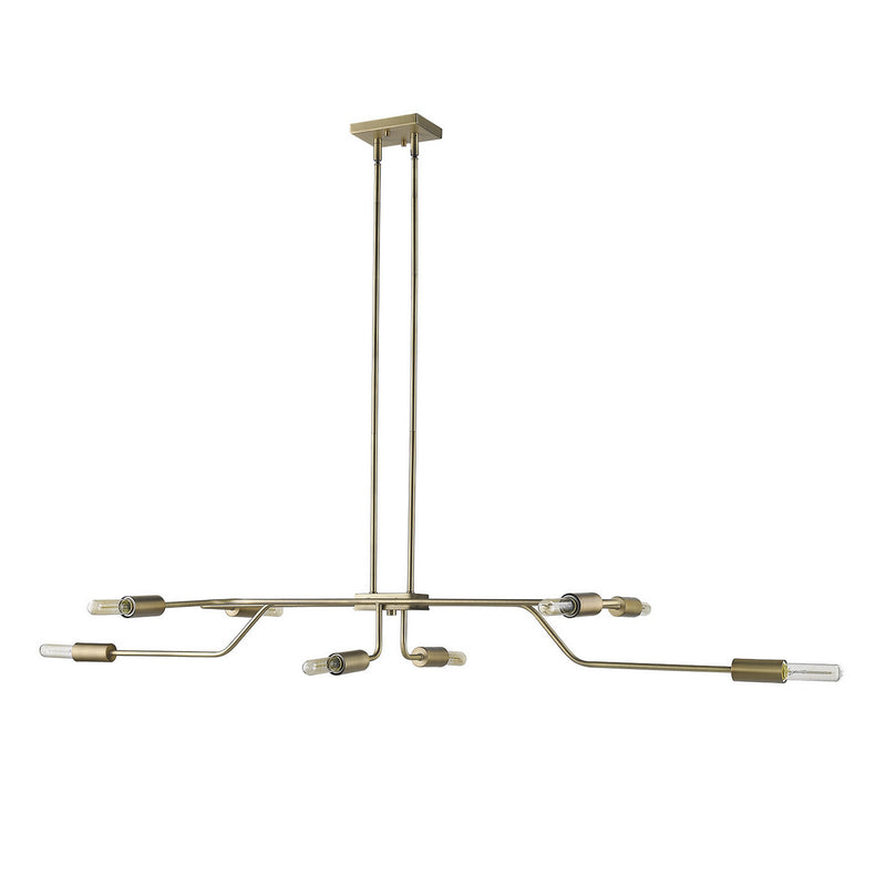 Acclaim Lighting TP60021AB Eight Light Pendant, Aged Brass
