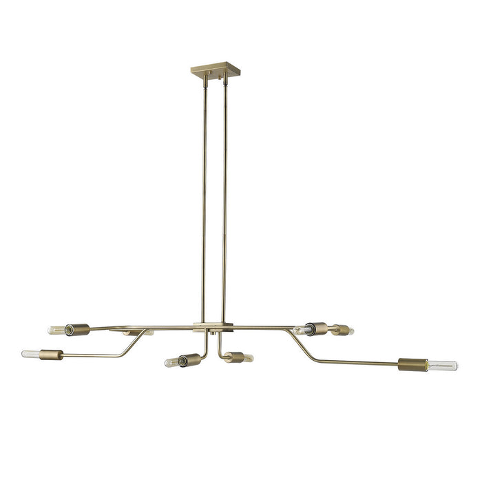 Acclaim Lighting TP60021AB Eight Light Pendant, Aged Brass