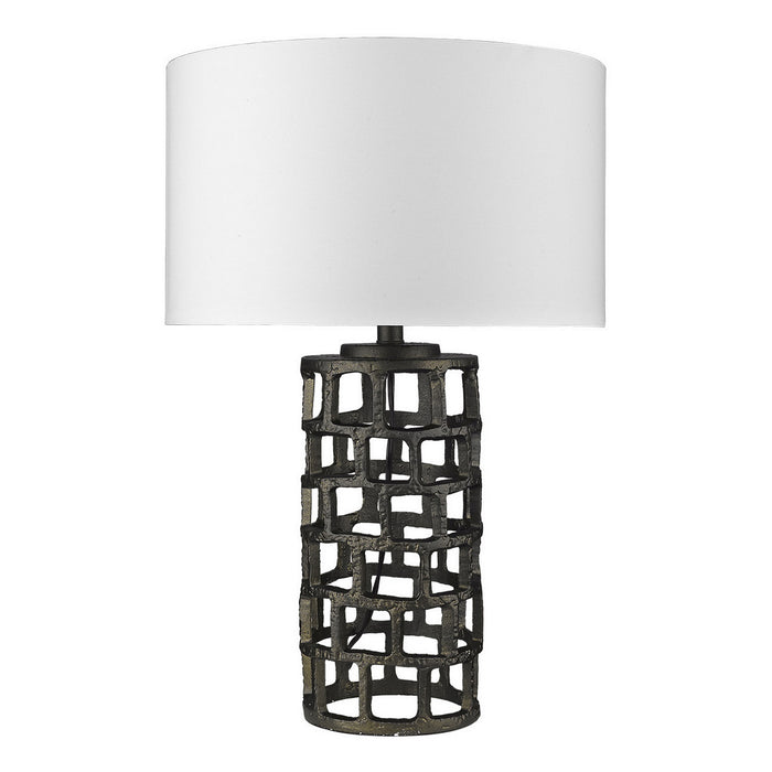 Acclaim Lighting TT80006BG One Light Table Lamp, Black Gold