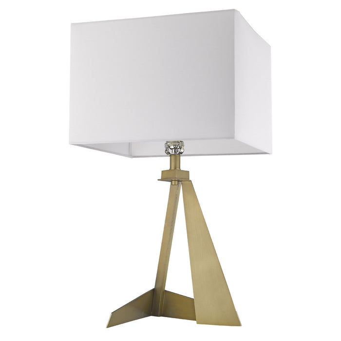 Acclaim Lighting TT80010AB One Light Table Lamp, Aged Brass
