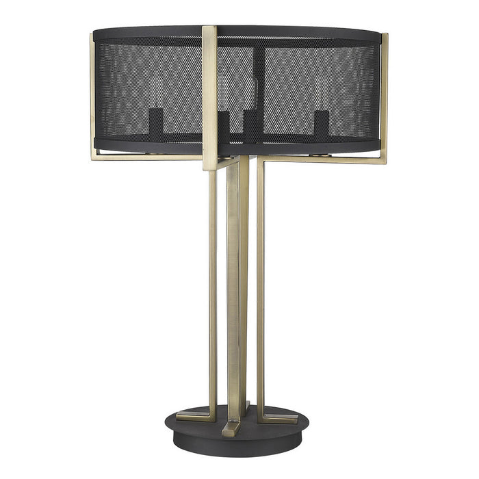 Acclaim Lighting TT80055BK Four Light Table Lamp, Matte Black