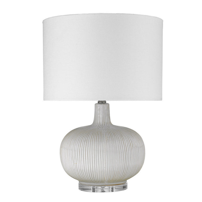 Acclaim Lighting TT80156 One Light Table Lamp, Polished Nickel