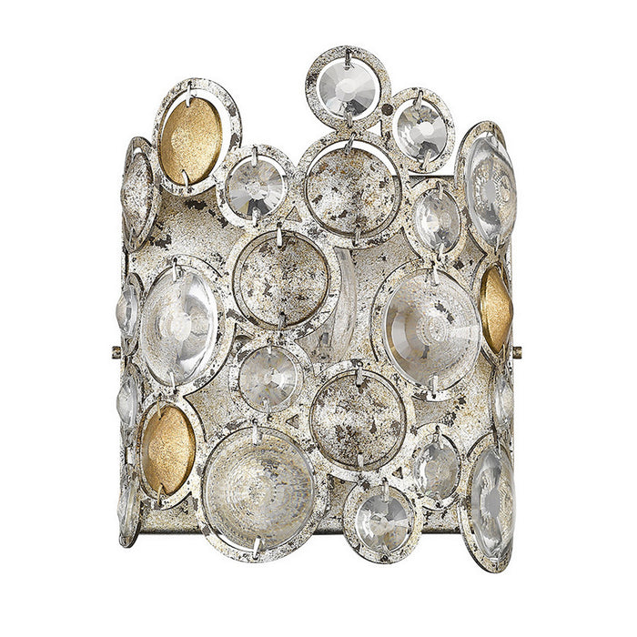 Acclaim Lighting TW40004ASL One Light Wall Sconce, Antique Silver Leaf