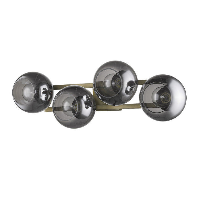 Acclaim Lighting TW40038AB Four Light Wall Sconce, Aged Brass