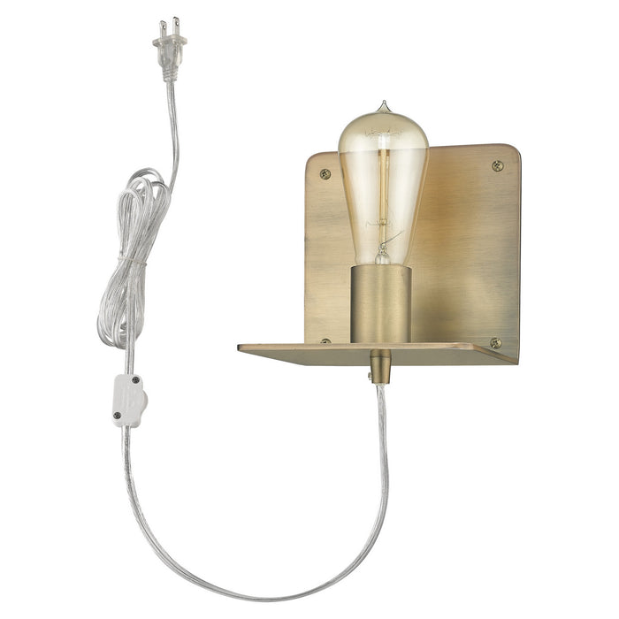 Acclaim Lighting TW40070AB One Light Wall Sconce, Aged Brass