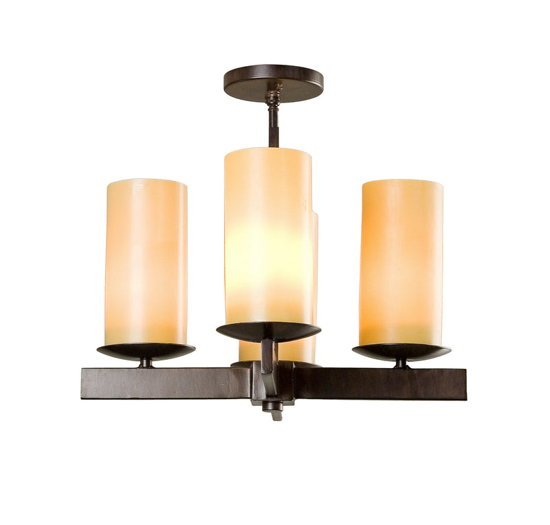 Meyda Tiffany 119463 Four Light Chandelier, Cajun Spice