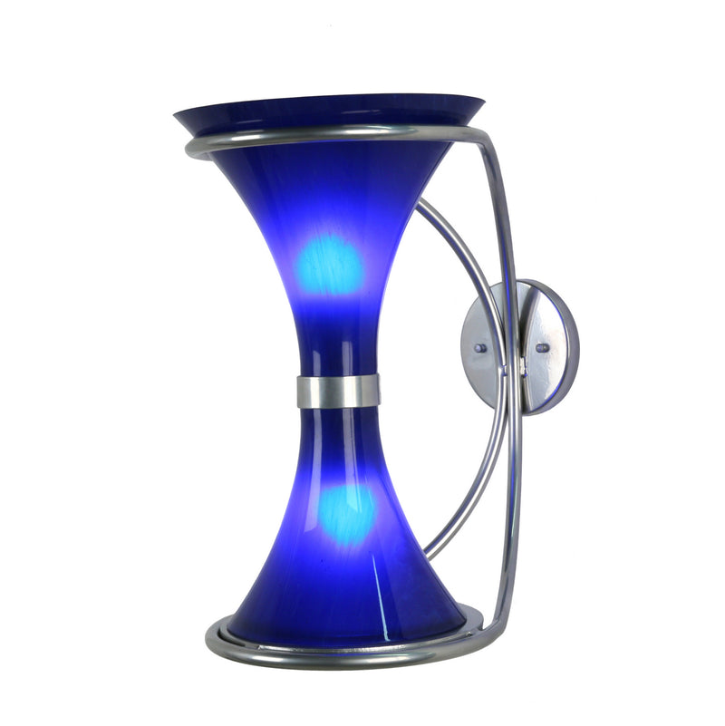 Meyda Tiffany 121543 Two Light Wall Sconce, Chrome