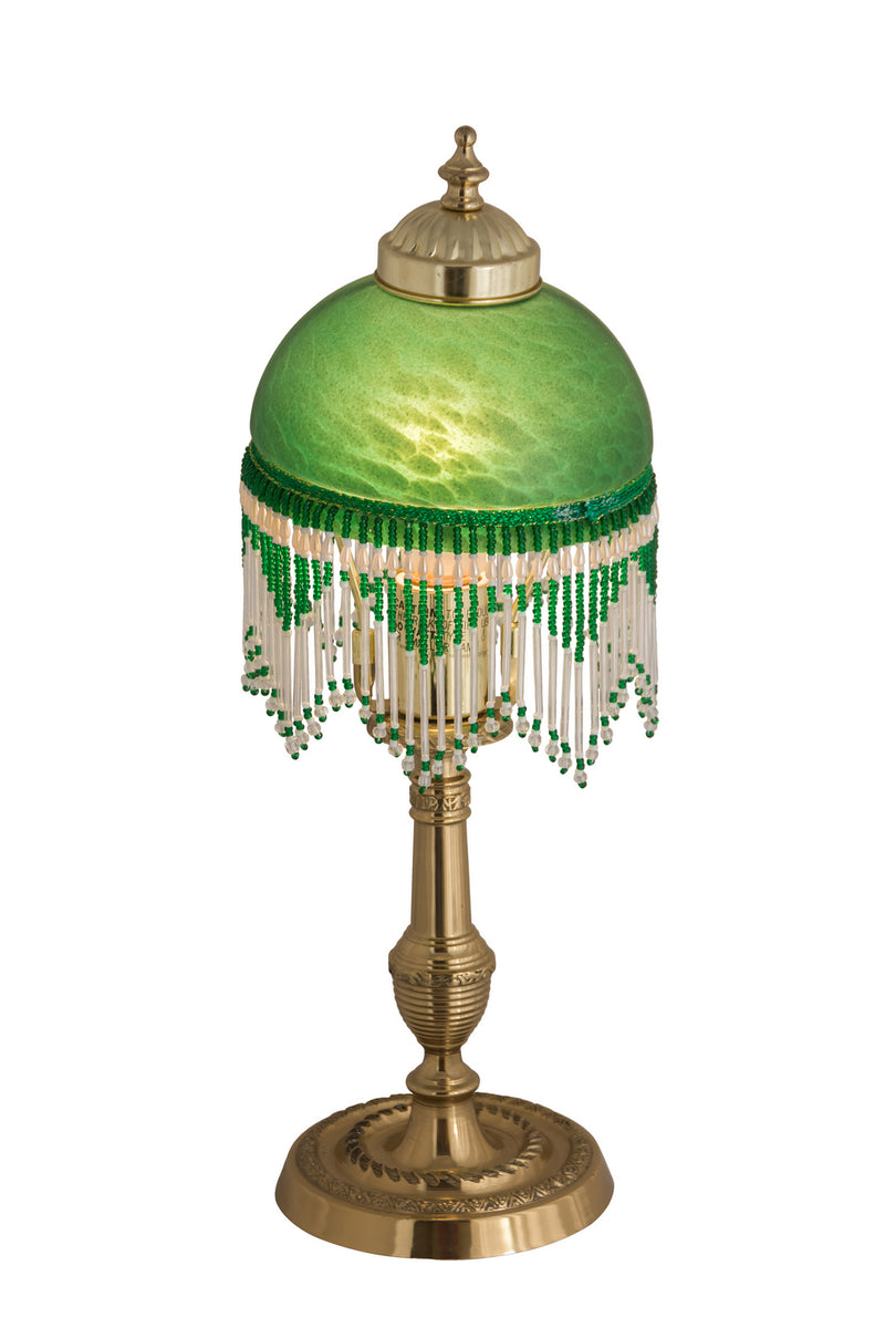 Meyda Tiffany 17320 One Light Mini Lamp, Polished Brass