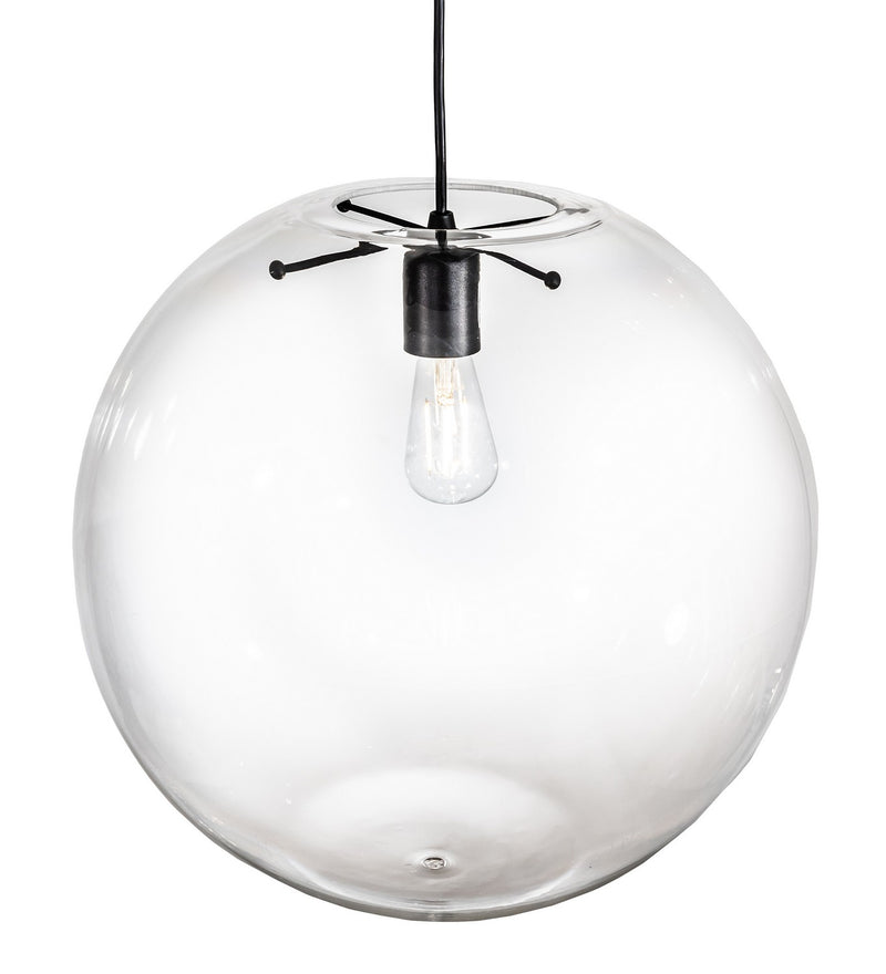 Meyda Tiffany 195612 One Light Pendant, Textured Black/Champagne Metallic