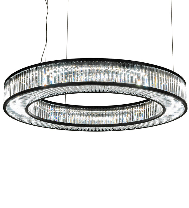 Meyda Tiffany 202529 LED Pendant, Matte Black