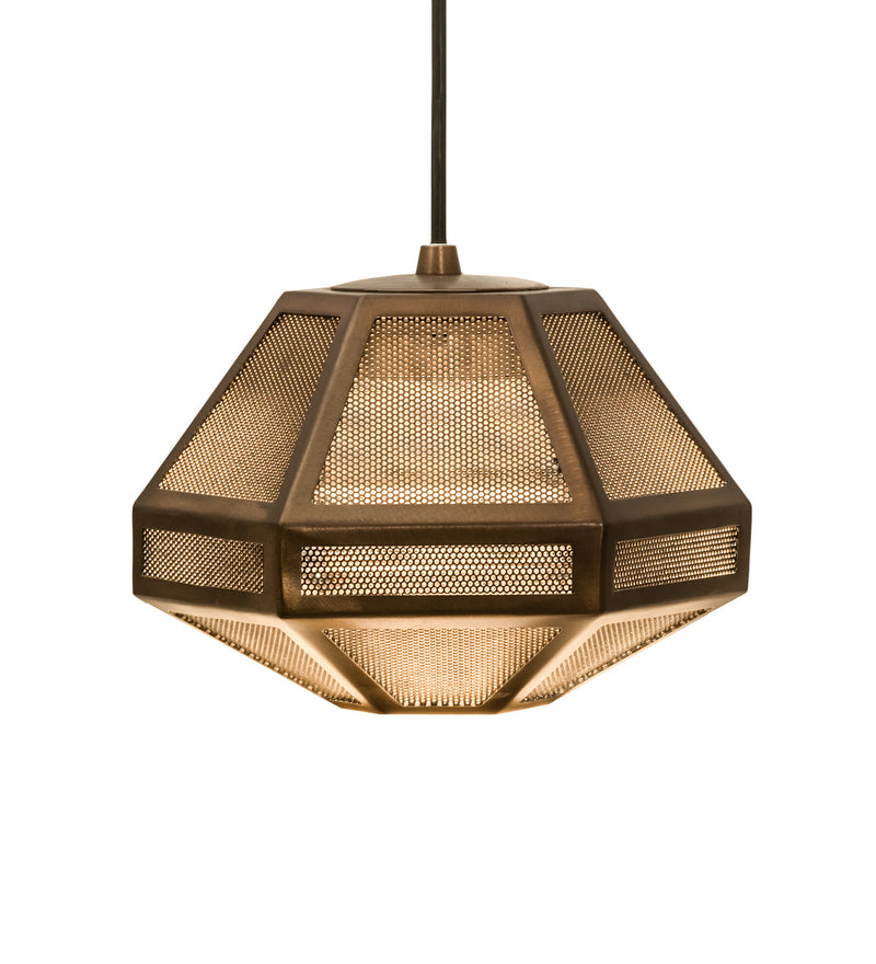 Meyda Tiffany 202944 One Light Pendant, Antique Copper
