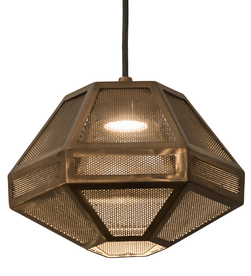Meyda Tiffany 202944 One Light Pendant, Antique Copper