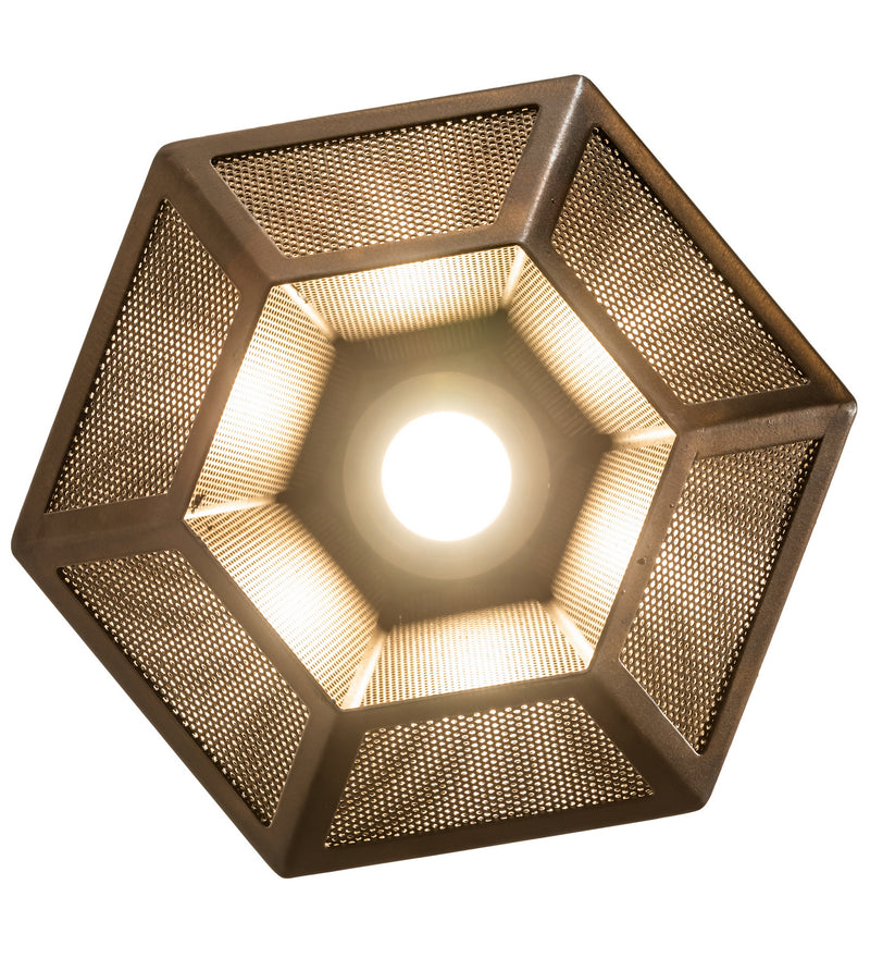 Meyda Tiffany 202946 One Light Mini Pendant, Antique Copper