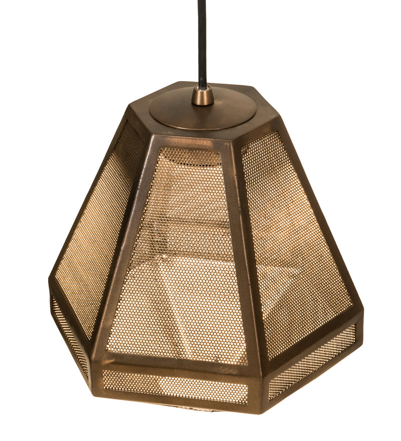 Meyda Tiffany 202953 One Light Pendant, Antique Copper