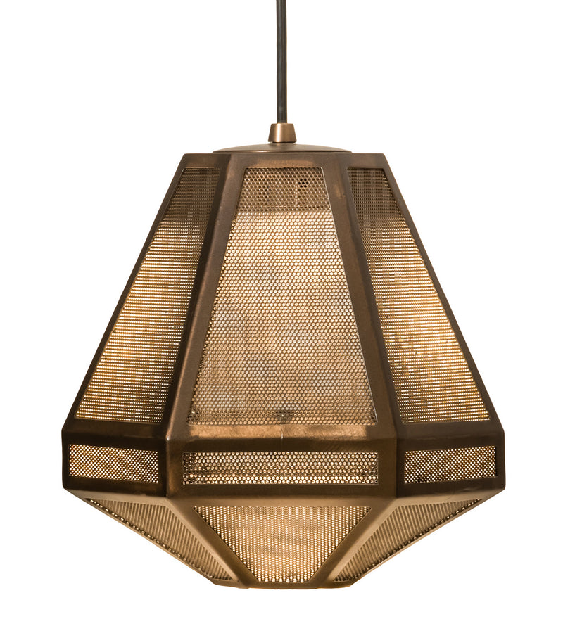 Meyda Tiffany 202953 One Light Pendant, Antique Copper