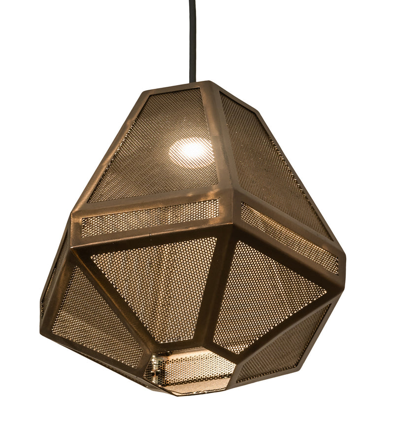 Meyda Tiffany 202953 One Light Pendant, Antique Copper