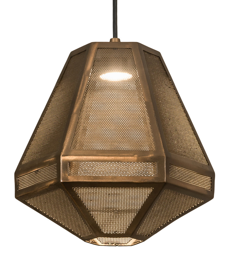 Meyda Tiffany 202953 One Light Pendant, Antique Copper